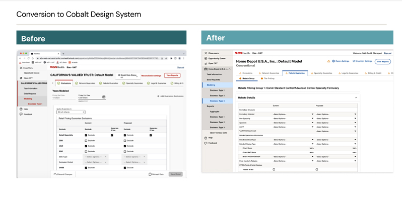CVS EOS web mock up
